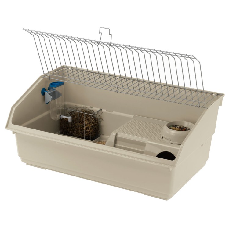 Cusca Cavie 80 DeLuxe Bej / Alb, 76 x 45 x 33 cm
