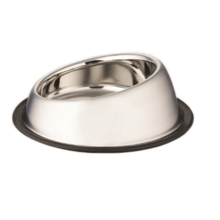 Castron inox antiderapant oblic 0.9 l 1