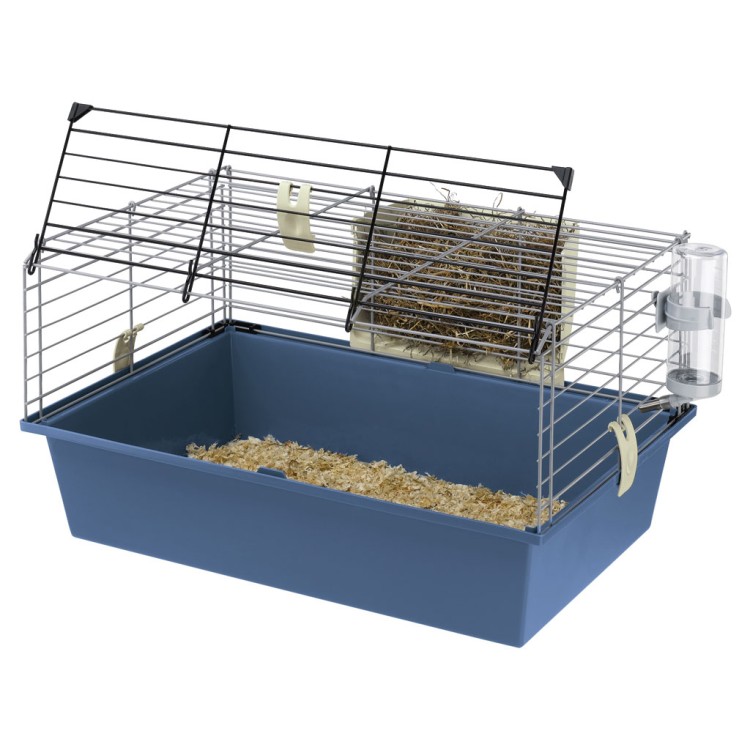 Cusca Cavie 60 Albastru / Alb, 58 x 38 x 31 cm