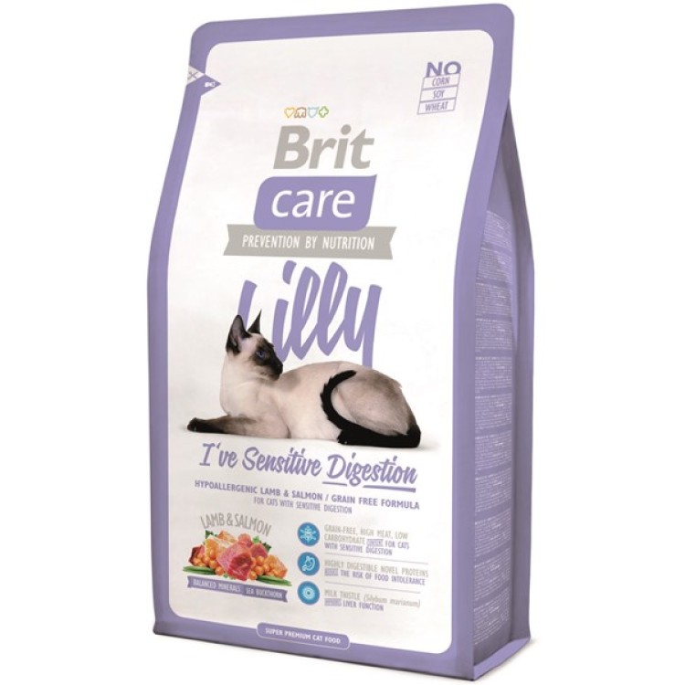 Brit Care Cat Lilly  Sensitive Digestion, 2 kg
