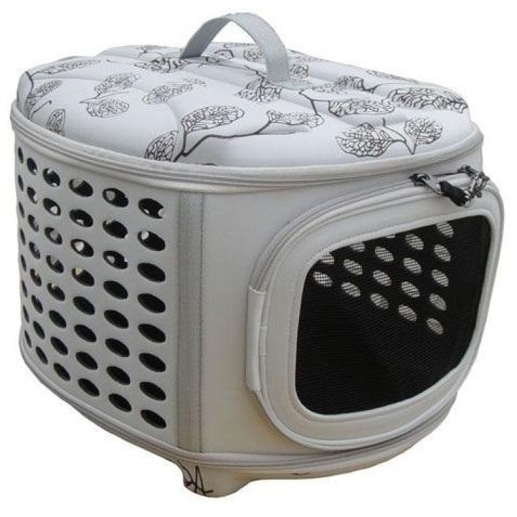 Geanta Transport Cosmo Silver Alb / Negru, 46 x 37 x 31 cm