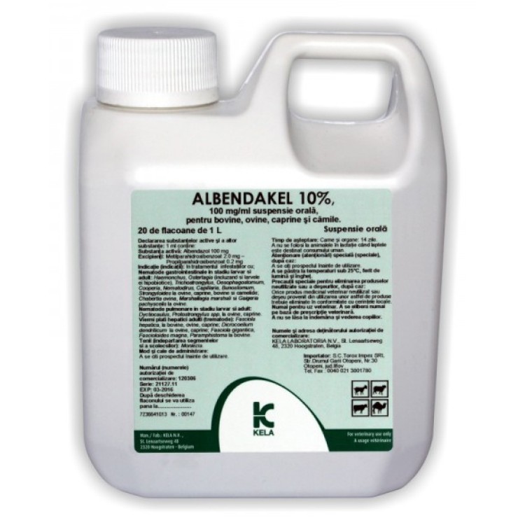 ALBENDAKEL 10%, 1 l