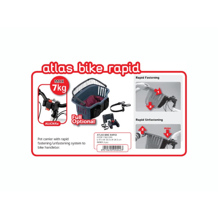 ATLAS BIKE - Cos de transport pentru bicicleta