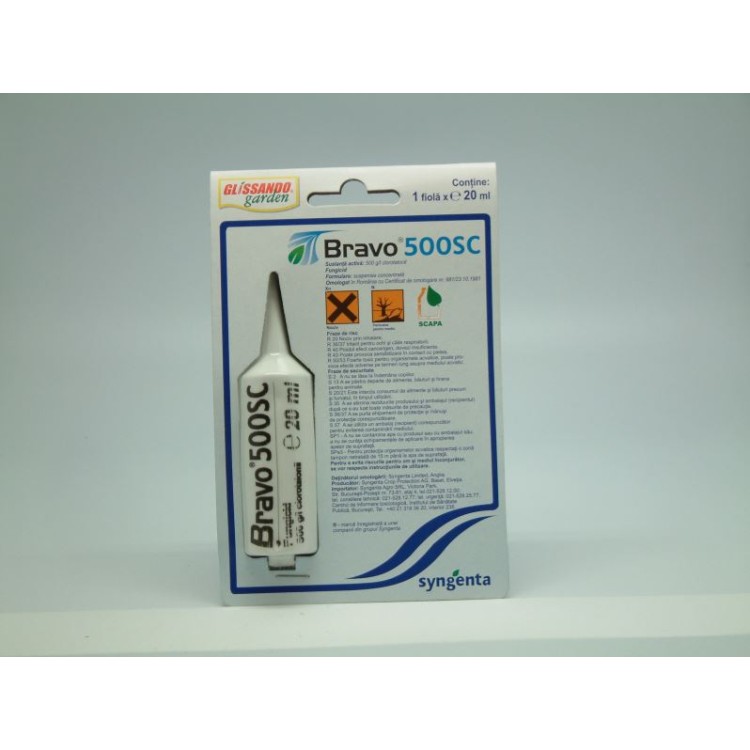 BRAVO 500 SC, FIOLA 20 ML