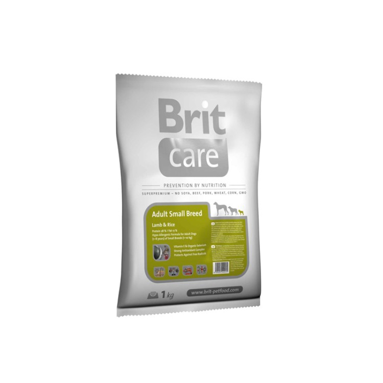 Brit Care Adult Small Breed Lamb & Rice, 1 kg