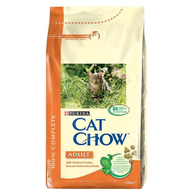 Cat Chow Adult Curcan,Pui-400 g
