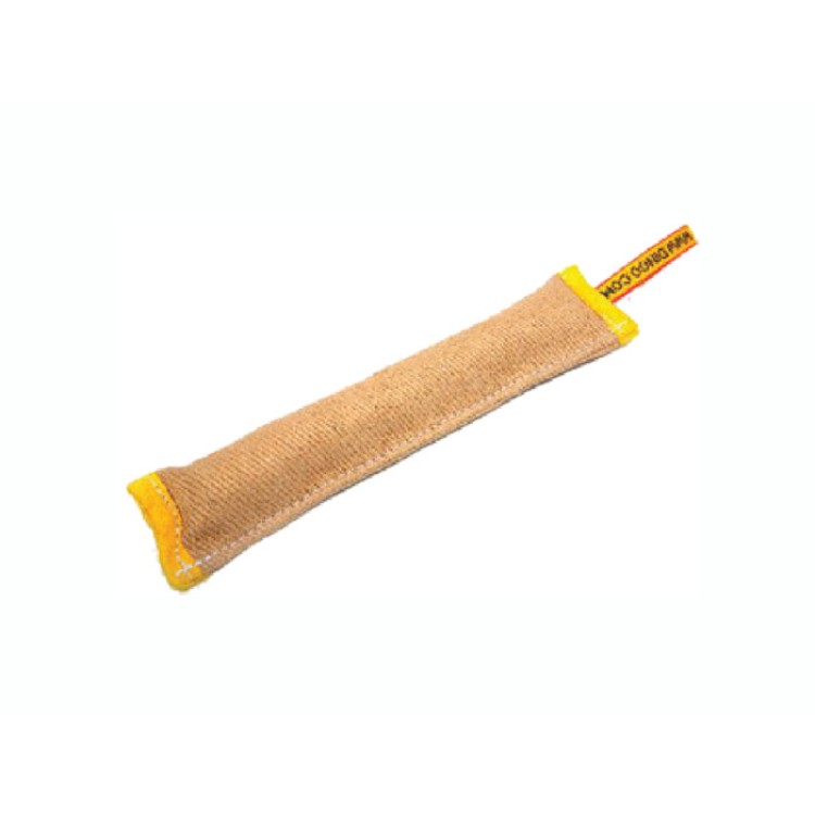 Cilindru dresaj caine din iuta cu maner 60cm