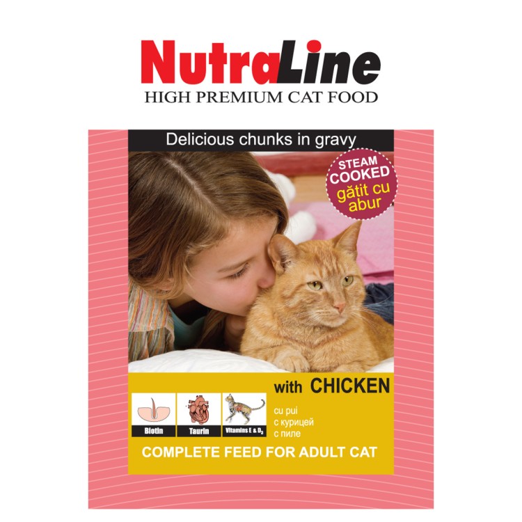 Nutraline Classic Pisica Pui 100 g
