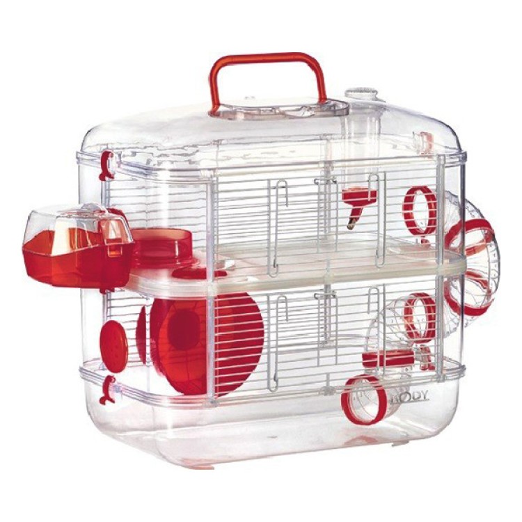 Cusca Rodylounge Duo Cerise, 2 etaje, 40 x 26 x 40 cm