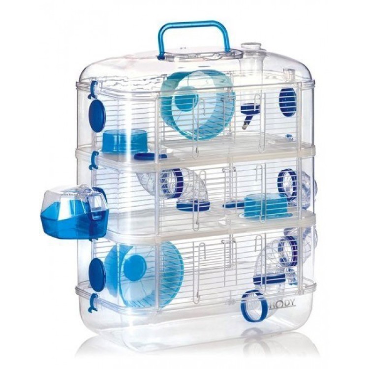 Cusca Rodylounge Trio Bleu, 3 etaje, 40 x 26 x 53 cm
