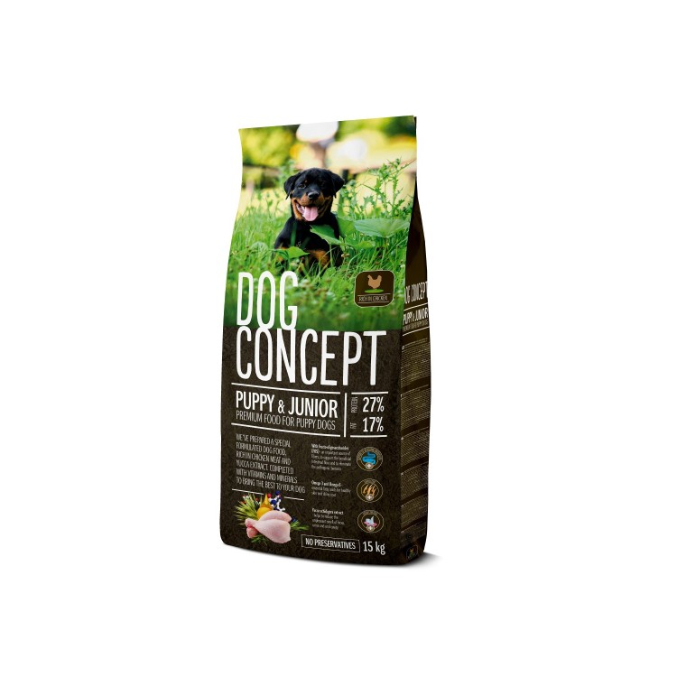DOG CONCEPT PUPPY&JUNIOR 15 KG