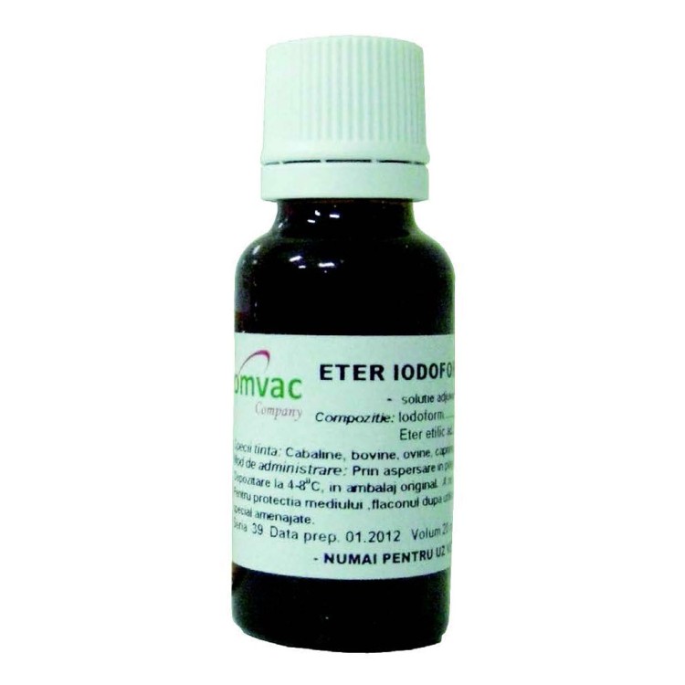 ETER IODOFORMAT 5% FLACON CU FILET 20 ml
