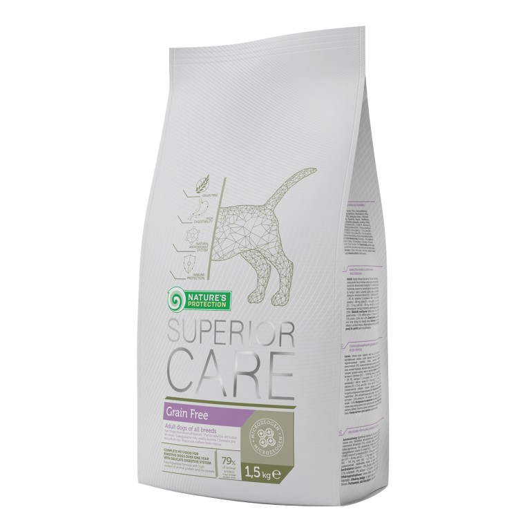 NATURES PROTECTION SUPERIOR CARE NO GRAIN  1.5 KG