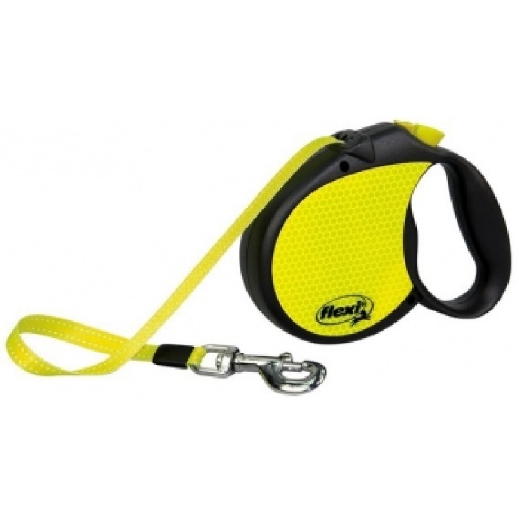 FLEXI NEON REFLECT BANDA L 5M NEGRU/NEON