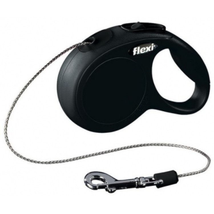 FLEXI NEW CLASSIC SNUR XS 3M NEGRU