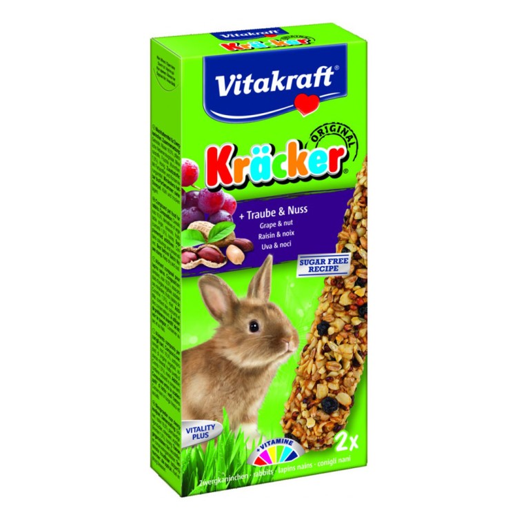 Baton Iepuri Vitakraft Struguri/Nuci 2 Buc