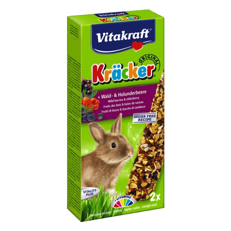 Baton Iepuri Vitakraft Fructe de Padure si Soc 2 Buc