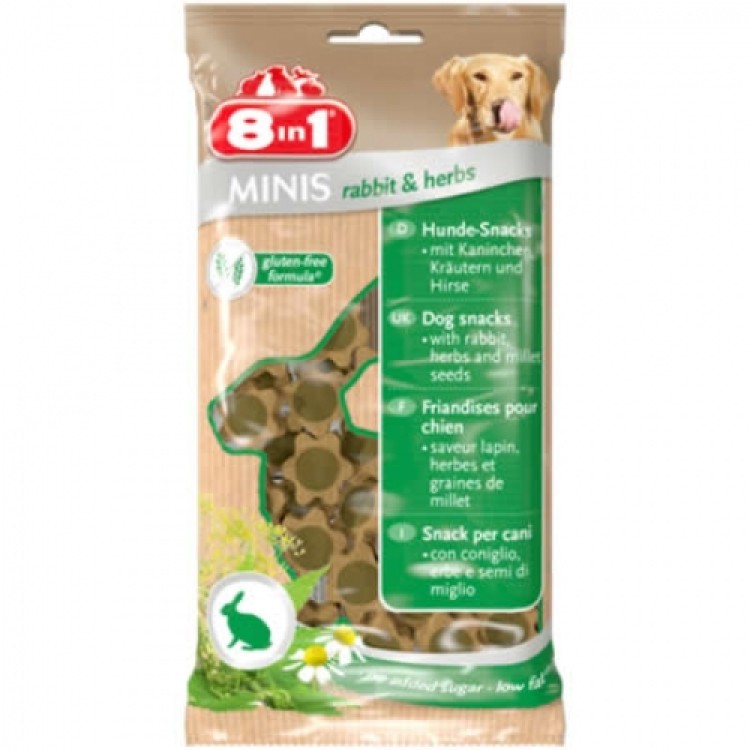 8in1 RECOMPENSE MINIS IEPURE/IERBURI 100 G