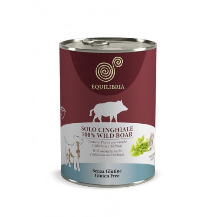 EQUILIBRIA Dog - 100% carne de MISTRET- 410 g -conserva