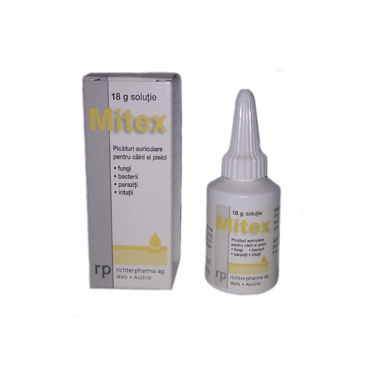 Mitex solutie otica 18 g - PetMart Pet Shop Online