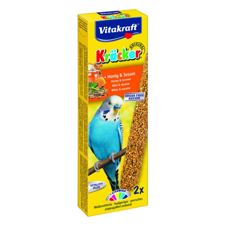 Baton pentru perusi, Vitakraft Kracker Miere, 60 g