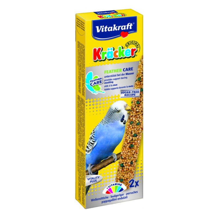 Batoane pentru perusi, Vitakraft Kracker pentru Pene, 60 g