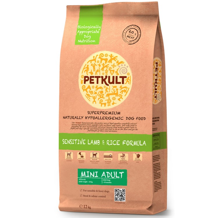 Petkult Mini Adult Sensitive Miel&Orez 12kg