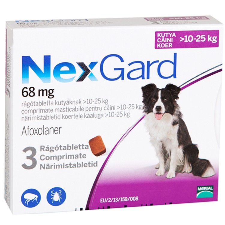 Nexgard L (10 - 25 kg), 3 comprimate