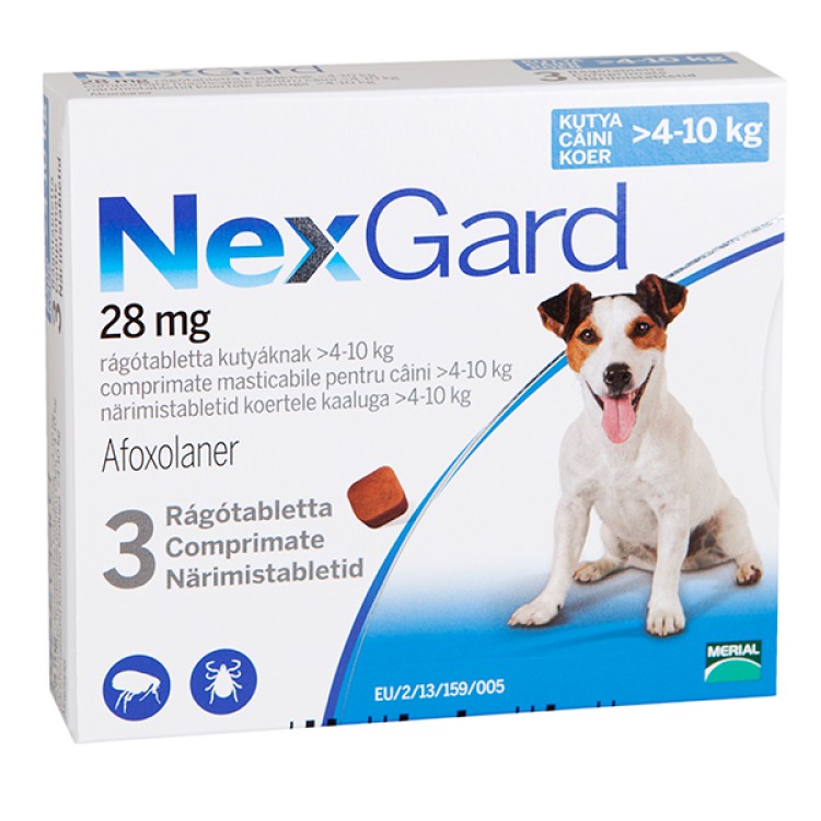 Nexgard M (4 - 10 kg), 3 comprimate