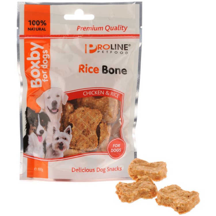 Proline Dog Boxby Rice Bone 100g
