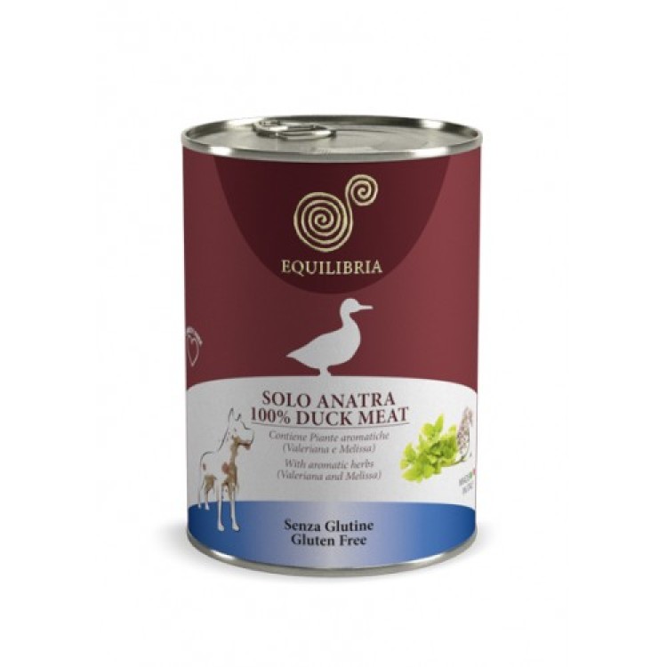EQUILIBRIA Dog - 100% carne de RATA- 410 g -conserva