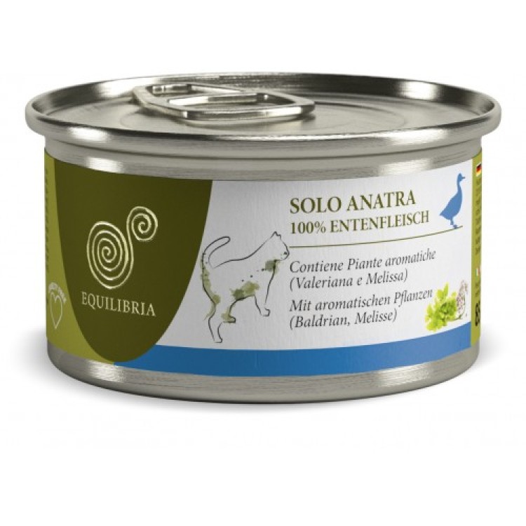 EQUILIBRIA Cat - 100% carne de IEPURE- conserva 85 g