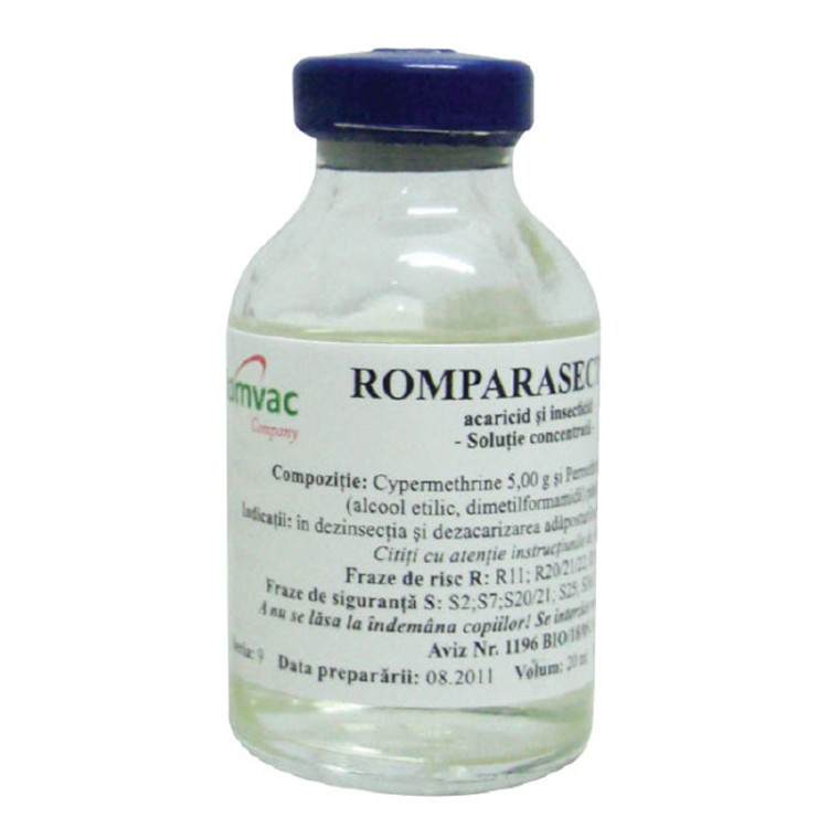 ROMPARASECT 5 % Solutie concentrata 20 ml