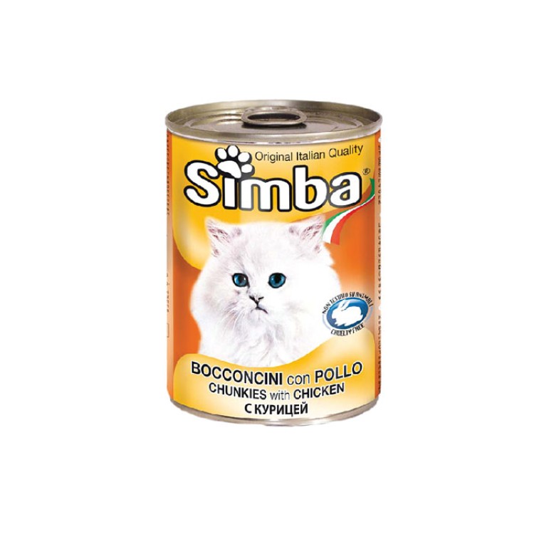 Simba Pisica Conserva Pui 415 g