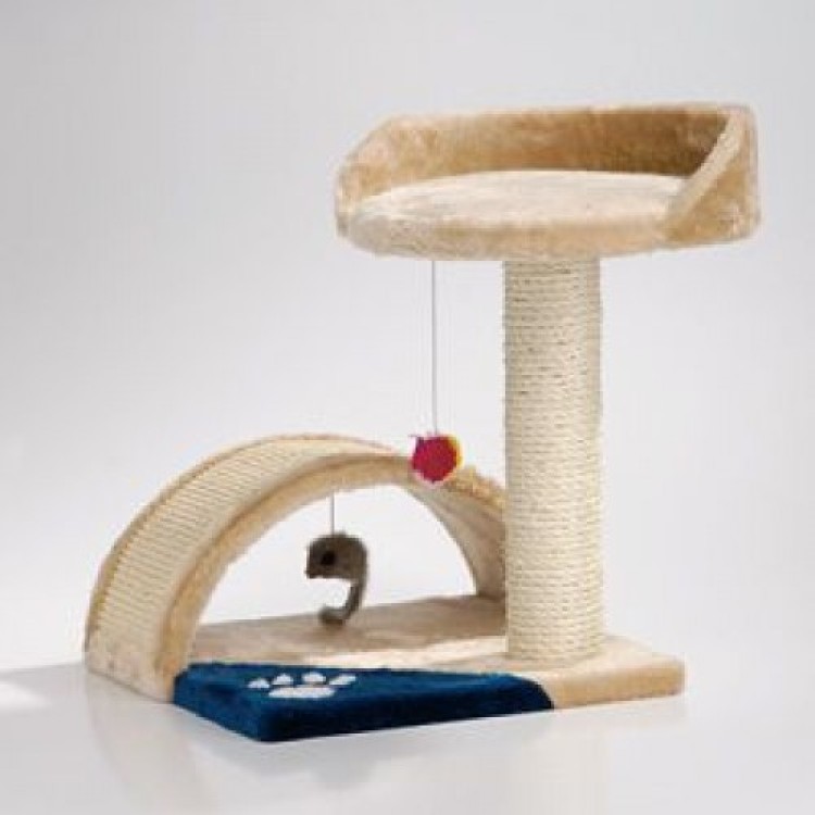 Sisal pentru Pisici Trendy Crem 35x35x85 cm