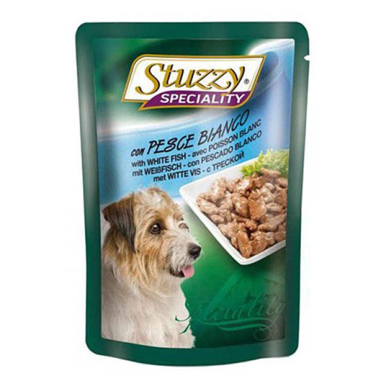 Stuzzy Speciality Dog Peste Alb 100 g