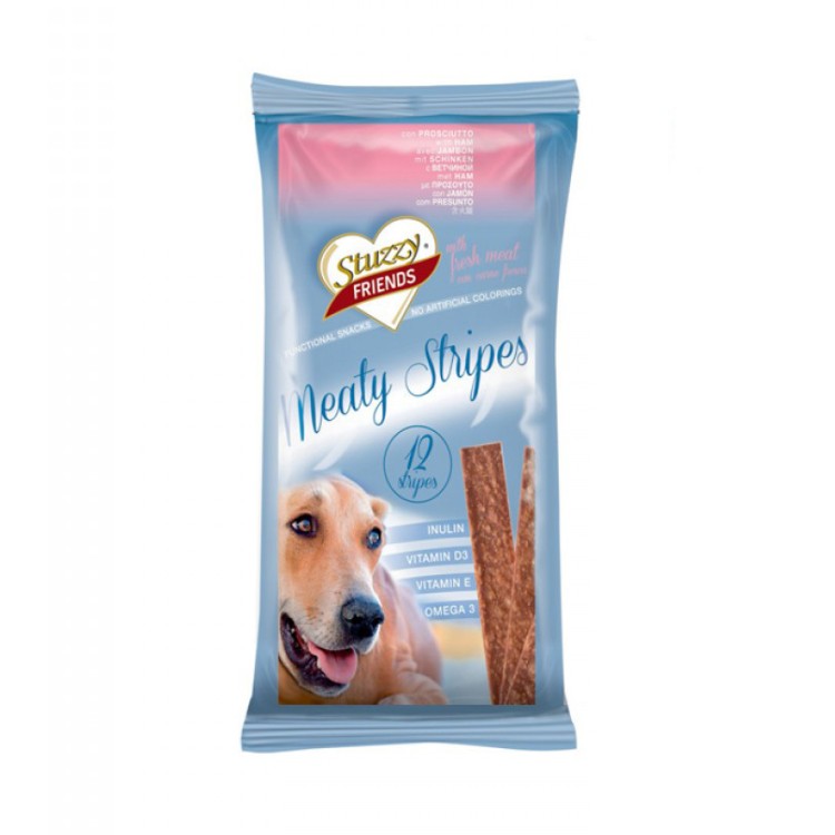 Stuzzy Snack Dog Meaty Stripes 12 Buc
