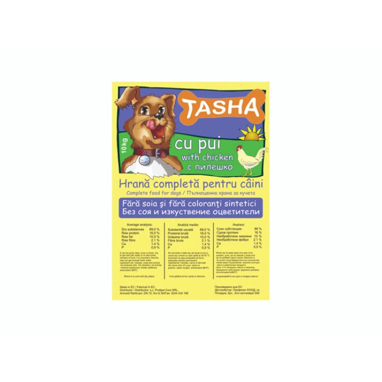 Tasha Dog Pui 10 kg