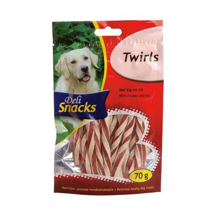 Delisnacks Twirls Pui si Peste 70 g