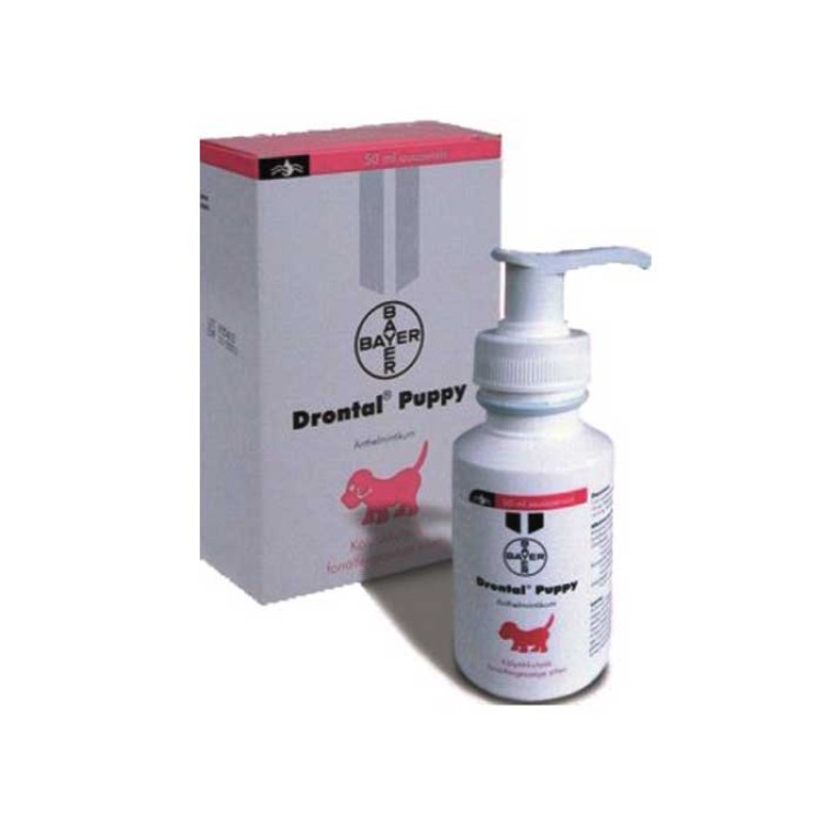 Drontal Puppy 50 ml - suspensie antiparazitara pentru catei