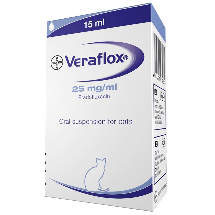 Veraflox suspensie orala pisici 15 ml 