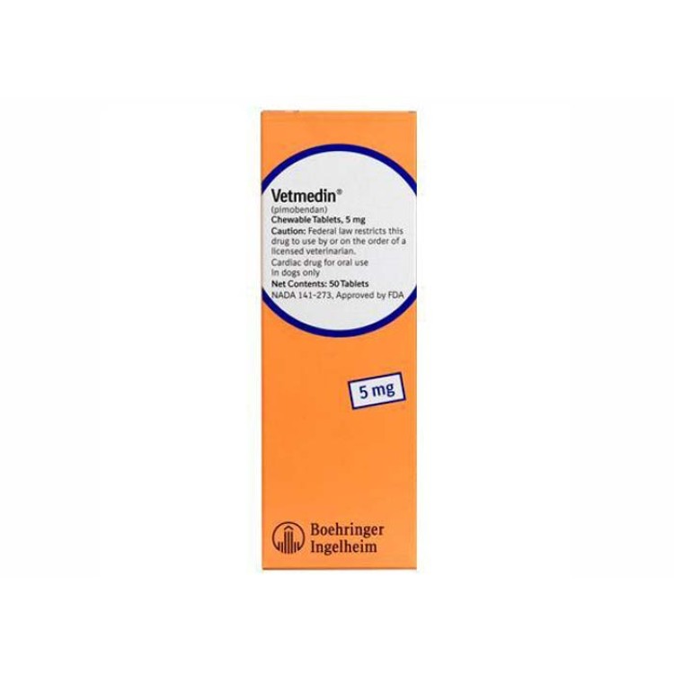 Vetmedin 5 mg, 50 tablete masticabile