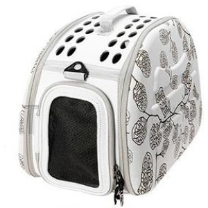 Geanta Transport Eva Silver Alb / Negru, 46 x 29 x 34 cm