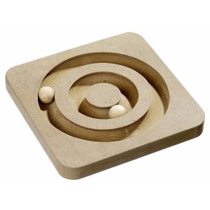 Jucarie Pisica Spirala Lemn 19X19 cm