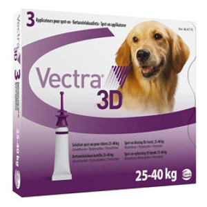 VECTRA 3D 25-40 kg/ 3 pipete