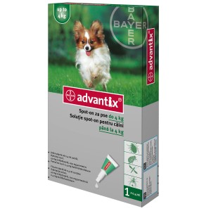Advantix 40 | Pipeta antiparazitara Advantix 40 pentru caini