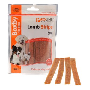 SNACKS CAINE BOXBY STRIPS MIEL 90 G
