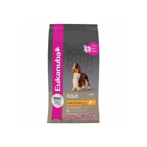 Eukanuba Adult Small & Medium Breed Lamb & Rice 12 Kg