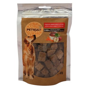 Petkult Dog Snack Ficat Vita/Mar/Morcov 40 gr