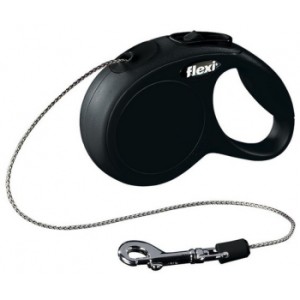 FLEXI NEW CLASSIC SNUR XS 3M NEGRU